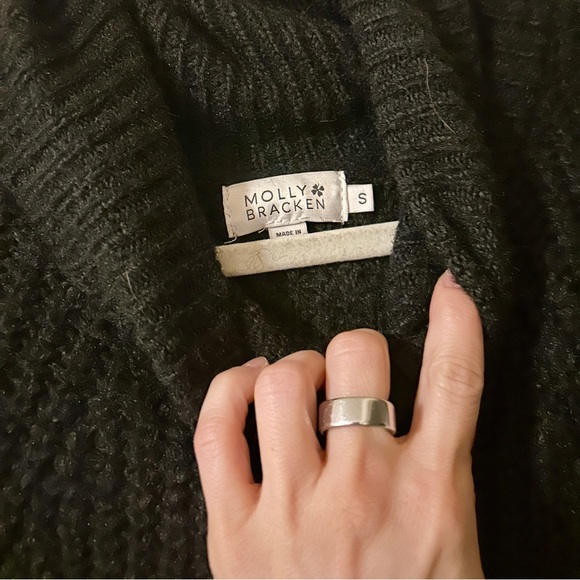 Molly Bracken Sleeveless Openwork Sweater w/ Turtleneck - Picture 6 of 7